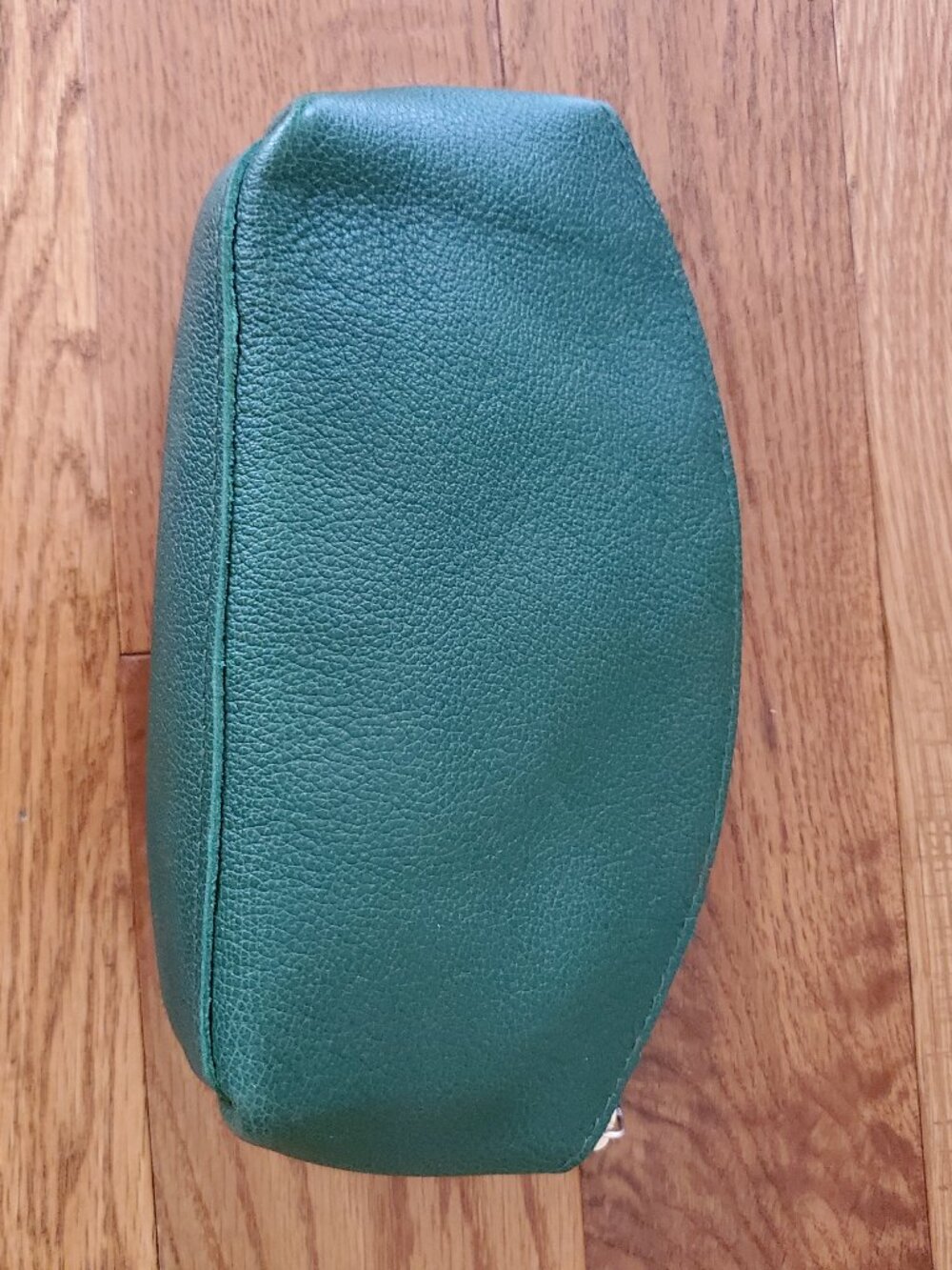 BNNU Portland Leather Green Eclipse Makeup Bag